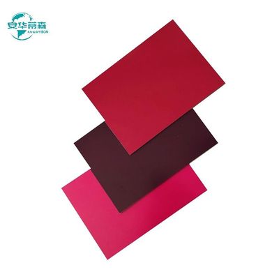 Bức tường bên ngoài 3mm Aluminium Composite Panel PE ACP Ban tường bên ngoài 1220mm X 2440mm