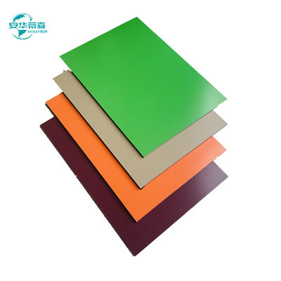 Solid Color 3mm Composite Panel Kháng thời tiết Sandwich Acp Panel 1220mm 1250mm