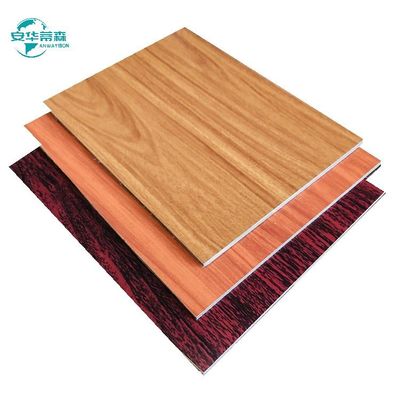 2mm 3mm Acp tấm gỗ kết thúc ngoài trời tường lớp phủ chống thời tiết