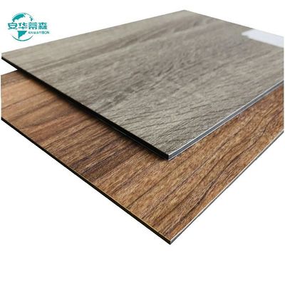 2440mm gỗ hạt ngoài tường lớp phủ Pvdf lớp phủ ACP 6mm