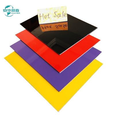 6mm Acp bóng bề ngoài nhà bao phủ nhôm đánh răng Acm 1220mm
