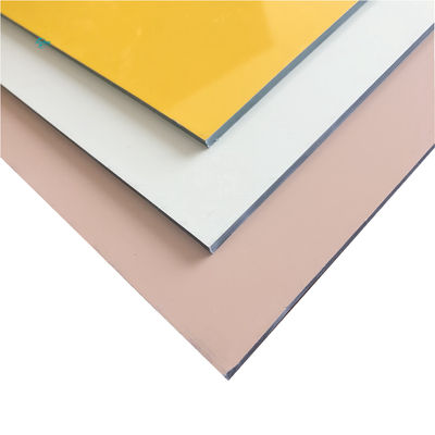 ISO9001 Bảng tường Acp Paneling Bên ngoài Lớp phủ bên trong Bảng tổng hợp nhôm 0.06mm