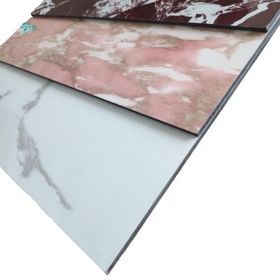 1220mm Marble Composite Panel AV Chứng nhận Acp Vỏ bên ngoài thân thiện với môi trường