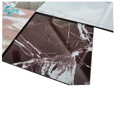 PVDF Lớp phủ đá cẩm thạch hạt ACP Vật liệu xây dựng bề mặt bóng Acp Panel Ceiling
