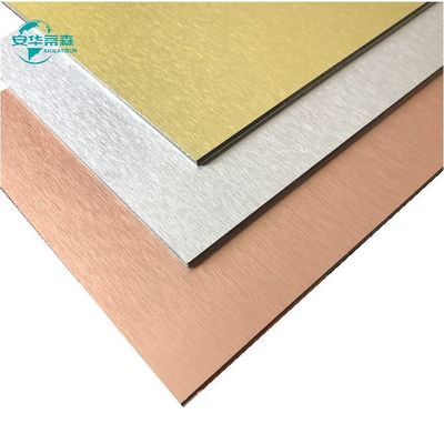 Vật liệu xây dựng nhôm xào Acm 1220mm chiều rộng tấm Acp nhôm
